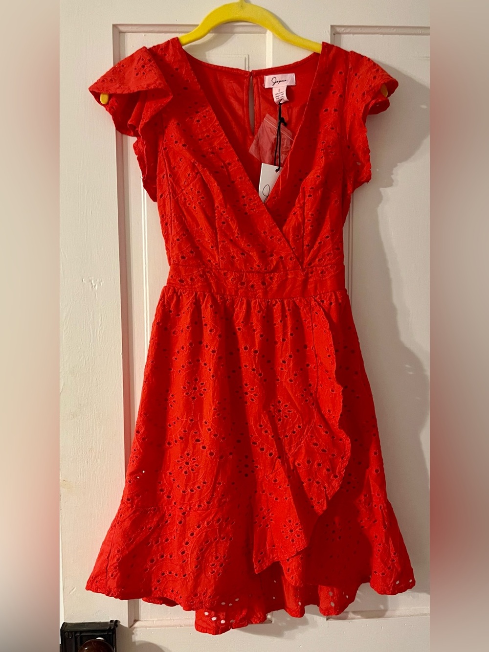 NWT Eyelet Japna Dress, 100% Cotton, size Small